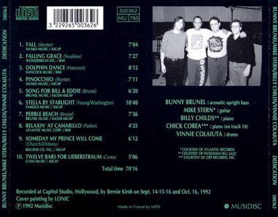 Dedication Back Cover 