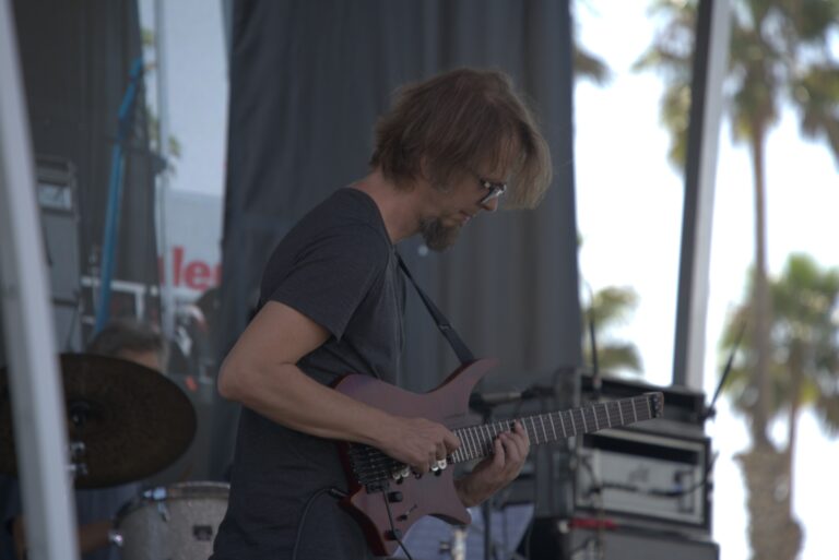 Alex Macachek as part of Bunny Brunel CAB during the Oxnard jazz Festival.