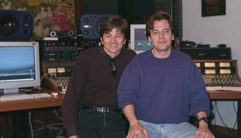 Bunny Brunel & John Borja at the recording