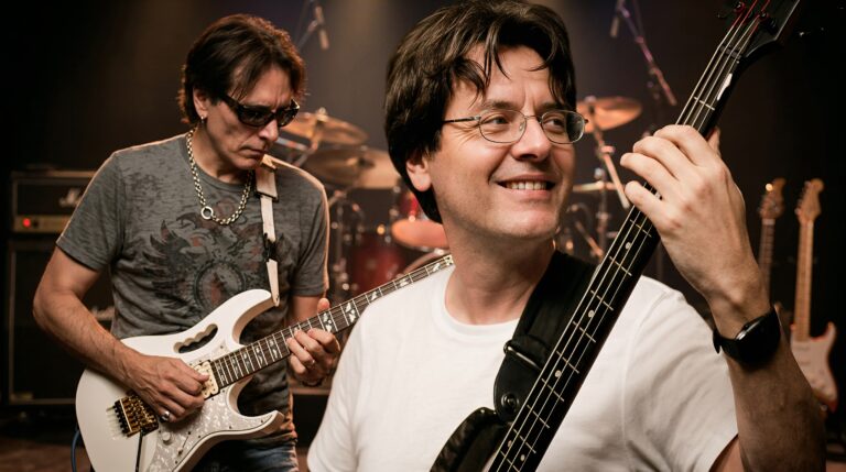Bunny Brunel and Steve Vai