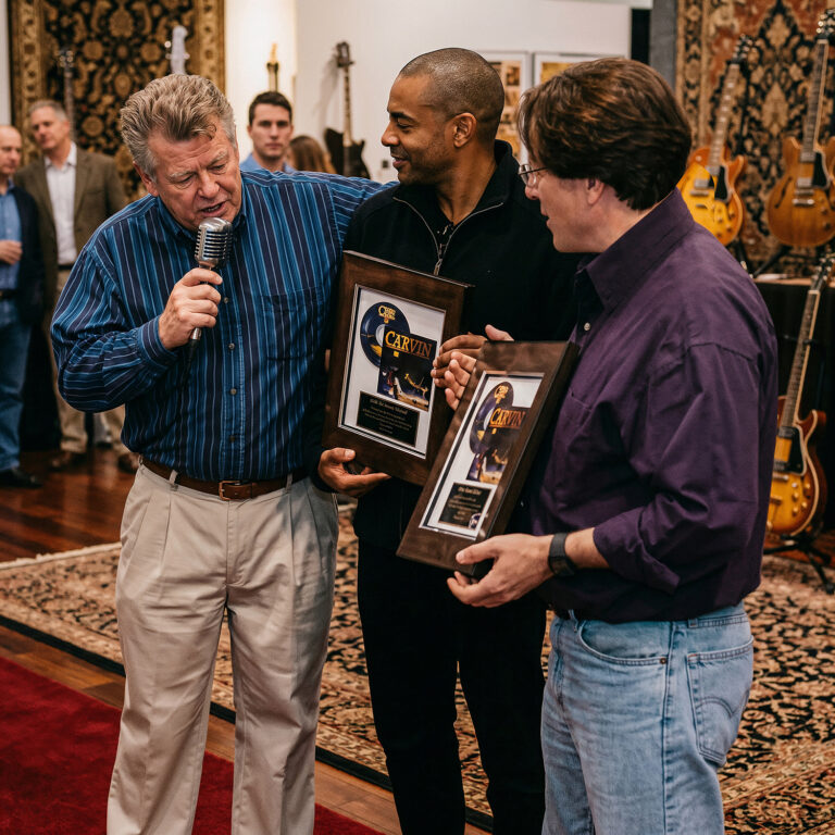 Carvin Recognizes Bunny Brunel & Tony MacAlpine for CAB 2 Grammy Nomination.