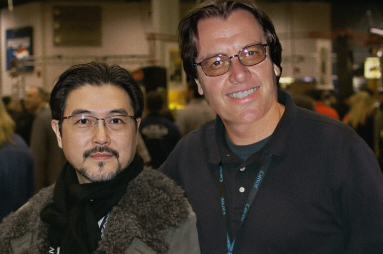 Bunny Brunel at Namm With Kazumi Watanabe