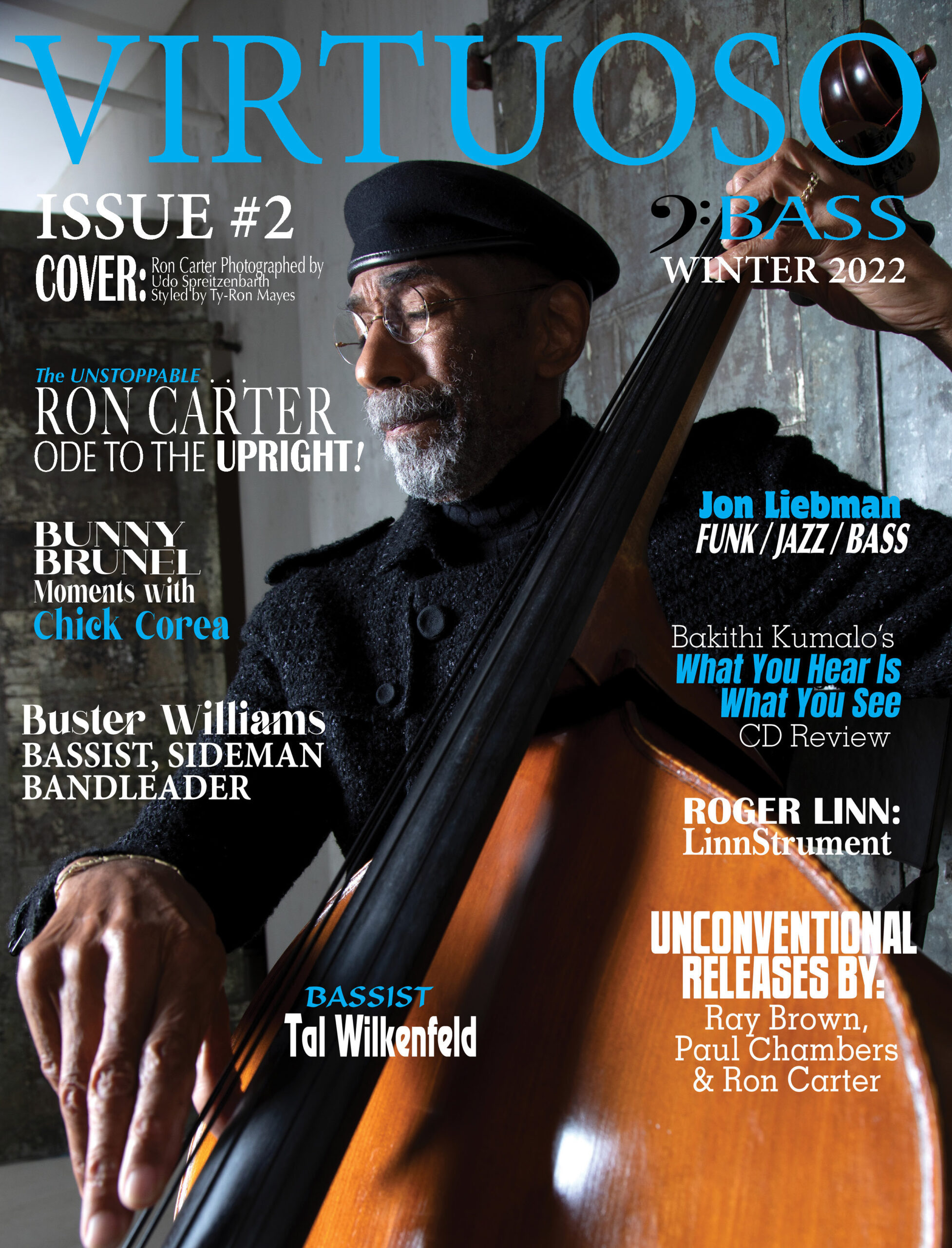 VIRTUOSO BASS Issue 2. With Ron Carter on the cover