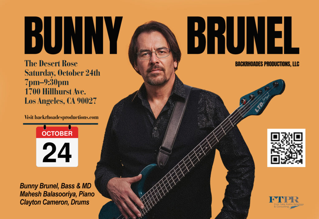 Bunny Brunel Concert Announcement